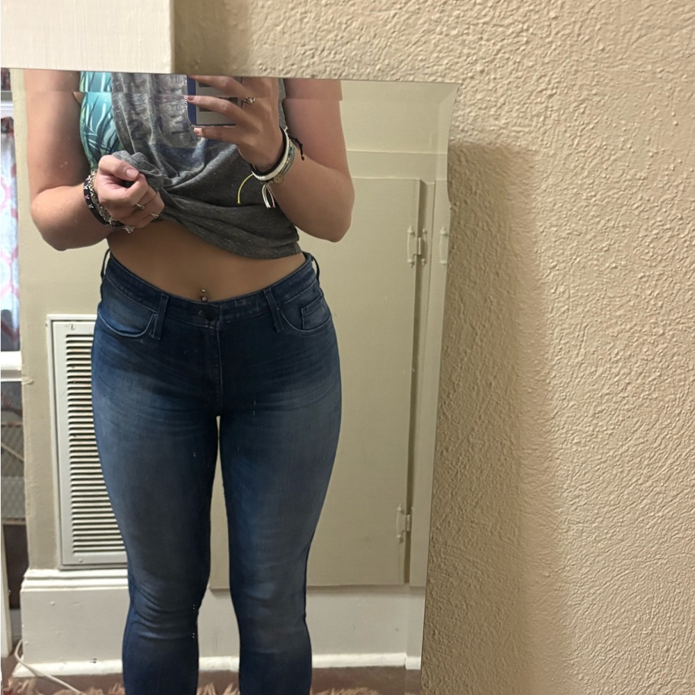 Mossimo Supply Co Blue Skinny Jeans